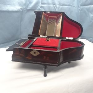 Vintage Japanese Piano Musical Jewelry Box, Tune:  I Could Have Danced All Night
